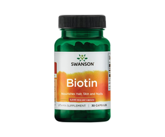 Swanson Biotinas 5,000 mcg ( 30 kaps.)