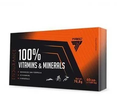 TREC 100% Vitaminų ir mineralų kompleksas (60 kaps.)