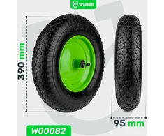 15 colių karučio ratas 250 kg, Wuber
