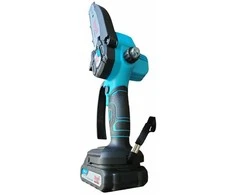 Akumuliatorinis grandininis pjūklas su 6" ir 8" pjovimo juosta+tepimas