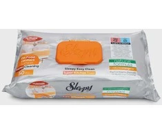 Drėgnos servetėlės ​​​​maistiniams paviršiams Sleepy Easy Clean, oranžinis dangtelis (pakuotėje 50vnt).