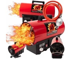 Dujinis šildytuvas 45 kW su termostatu