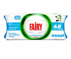 Fairy universalios drėgnos valymo servetėlės su jazminų kvapu, 100 vnt.