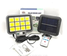 Led lauko šviestuvas su saulės elementu COB