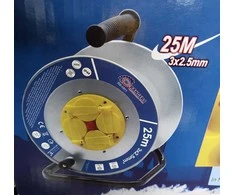 Prailgintuvas 25m. 3x2.5mm su metaline rite ir dangteliais