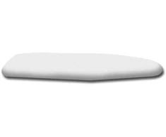 Arredamenti Italia ARREDAMENTI MINYSTIRO lyginimo lentos padas - 135 x 45 cm, baltas