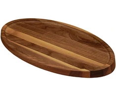 ARTELEGNO ovali serviravimo lenta - 31 x 18 cm, ruda