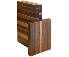 Magnetinis blokas 6 peiliams, pagamintas iš artelegno riešutmedžio medienos