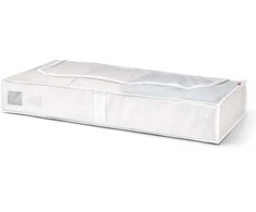 Medžiaginis rūbų krepšys Medium Rayen 45x103x16cm turkio sp./baltas