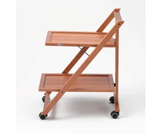 Džiovyklė Arredamenti Italia ARREDAMENTI SIMPATY Serviso vežimėlis - 64 x 45 cm, ruda