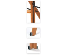 Džiovyklė Arredamenti Italia ARREDAMENTI TUSCANIA 6 Drabina - 206 x 50 cm, ruda