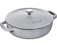 Staub - Daugiafunkcinė keptuvė kepimui - grafito pilkumo - 24 cm