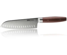 GEFU ENNO Santoku peilis su grioveliais 18 cm