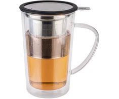 GEFU MIRA Stiklas su infuzoriumi 235 ml
