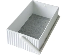 HACHIMAN OMNIOFFRE Mały indas do przechowywania - 25 x 13 cm, balta