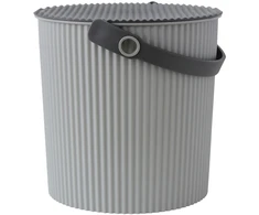 HACHIMAN OMNIOUTIL Wiadro - 10 ltr, šviesiai pilkas