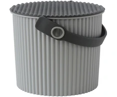HACHIMAN OMNIOUTIL Wiadro - 4 ltr, šviesiai pilkas