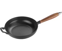 STAUB Ketaus keptuvė su medine rankena 24 cm