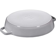 STAUB Ketaus keptuvė su dviem rankenomis, 34 cm, grafitas