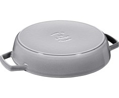 Staub Ketaus keptuvė su dviem rankenėlėmis - 26 cm, grafito