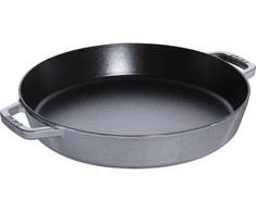 STAUB Ketaus keptuvė su dviem rankenomis, 34 cm, grafitas