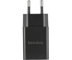 KOODUU Įkroviklis jungiama į tinklą USB-C - Juodas