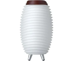 KOODUU SYNERGY 35 LED lempa su garsiakalbiu ir gėrimų aušintuvu - 41 x 24 cm, balta