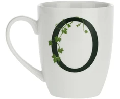 LA PORCELLANA BIANCA ATUPERTU Puodelis su laikikliu 380 ml, Wzór O