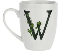 LA PORCELLANA BIANCA ATUPERTU Puodelis su laikikliu 380 ml, Wzór W