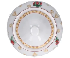 LA PORCELLANA BIANCA CHRISTMAS EDITION Cukrinė su šaukštu 330 ml
