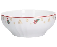 LA PORCELLANA BIANCA CHRISTMAS EDITION Salotų dubuo 23 cm