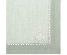 LA PORCELLANA BIANCA Classic stalo kilimėlis 47x35 cm, mėtinis