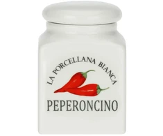 LA PORCELLANA BIANCA CONSERVA Aitriųjų pipirų indelis 175 ml