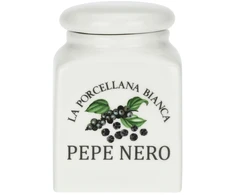 LA PORCELLANA BIANCA CONSERVA Pipirų indelis 175 ml
