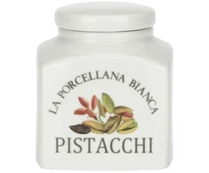 LA PORCELLANA BIANCA CONSERVA Pistacijų indelis 500 ml