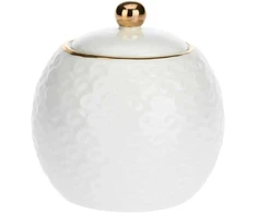 LA PORCELLANA BIANCA MOMENTI ORO Cukrinė su dangteliu 270 ml