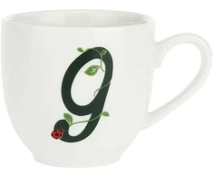 LA PORCELLANA BIANCA SOLOTUA Puodelis ir lėkštė 90 ml, Design G