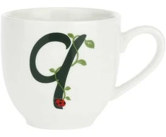 LA PORCELLANA BIANCA SOLOTUA Puodelis ir lėkštė 90 ml, Pattern Q