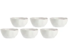 LA PORCELLANA BIANCA LUNIA Rinkinys 6 misek 15 cm