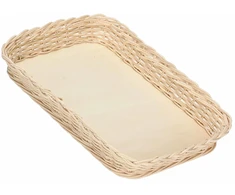 La Porcellana Bianca Pintas krepšelis midollino kepimo indui - rudas, 39 cm