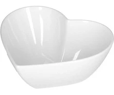 LA PORCELLANA BIANCA CUPIDO Širdies dubuo 15 cm