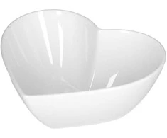 LA PORCELLANA BIANCA CUPIDO Širdies dubuo 13 cm