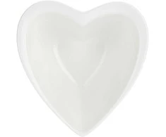 LA PORCELLANA BIANCA CUPIDO Širdies dubuo 12 cm