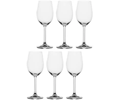La Porcellana Bianca 6 novello baltojo vyno taurių rinkinys – skaidrios, 340 ml
