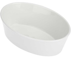 LA PORCELLANA BIANCA FIESOLE Ovali kepimo forma 17,5 x 23,5 cm