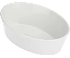 LA PORCELLANA BIANCA FIESOLE Ovali kepimo forma 17,5 x 23,5 cm