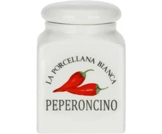 LA PORCELLANA BIANCA CONSERVA Aitriųjų pipirų indelis 175 ml