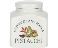 LA PORCELLANA BIANCA CONSERVA Pistacijų indelis 500 ml