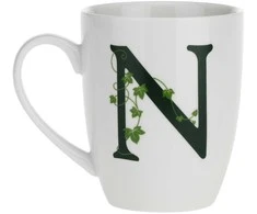 LA PORCELLANA BIANCA ATUPERTU Puodelis su laikikliu 380 ml, Wzór N