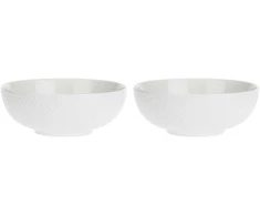 La Porcellana Bianca BALTOS PORCELININĖS AKMENYS Rinkinys 2 vnt. sałatek 22 cm